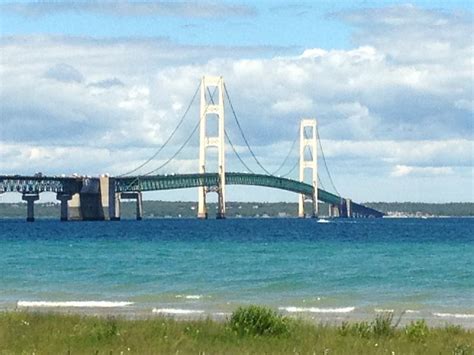 Mackinaw Bridge from Mackinaw City | Mackinaw bridge, Mackinaw city ...