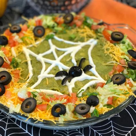 Halloween Taco Dip - It Is a Keeper