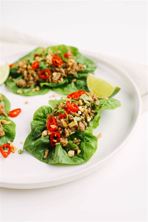 Keto San Choi Bao: Chinese Pork Lettuce Wraps - Happy Keto