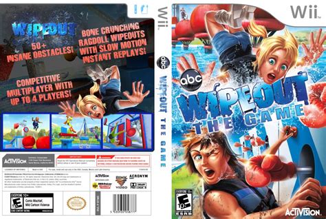 Wipeout The Game - Nintendo Wii Game Covers - Wipeout The Game DVD NTSC Custom f :: DVD Covers