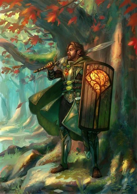 [OC] [ART] Tilanis Elgaralen, Half-Elf Oath of Ancients Paladin: DnD ...