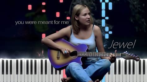 Jewel - You Were Meant For Me (Piano Tutorial by Javin Tham) - YouTube