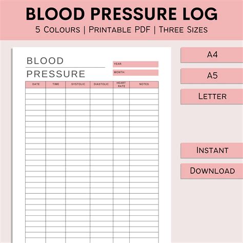 Pdf Printable Blood Pressure Log | ubicaciondepersonas.cdmx.gob.mx