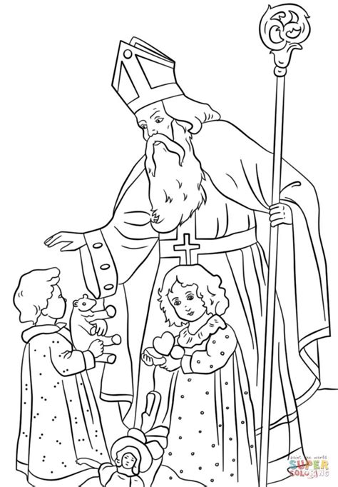 St Nicholas Day Coloring Pages at GetDrawings | Free download