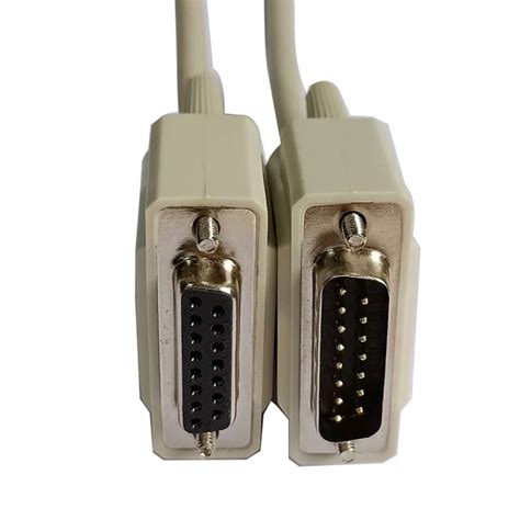 DB15 15 Pin male to female Serial Extension Parallel Cable