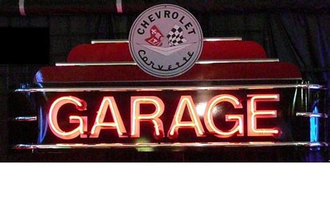 Corvette GARAGE Neon Sign – OLDNEONS.COM