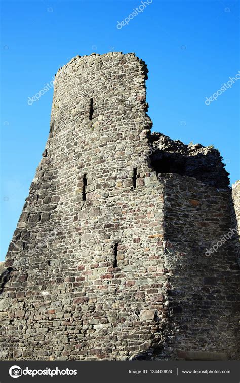 Tower of Carmarthen Castle — Stock Photo © lenschanger #134400824