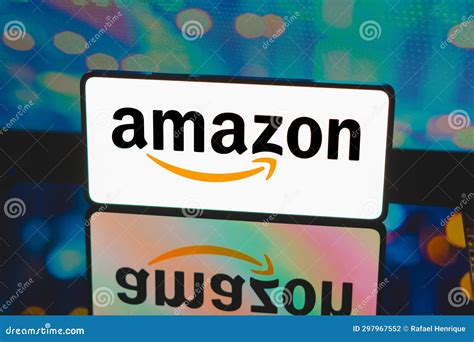 November 20, 2023, Brazil. in this Photo Illustration, the Amazon Logo ...