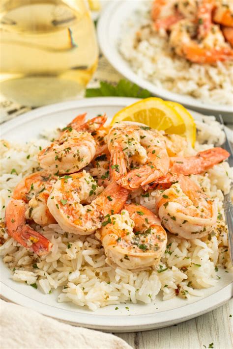 Shrimp Scampi With Rice - Easy Healthy Recipes