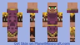 Jungle Villager Cleric Minecraft Skin