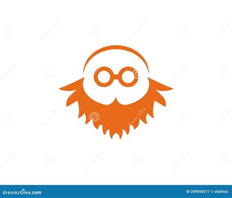 Beard Logo Icon Template Symbol Stock Illustration - Illustration of face, organ: 289850217