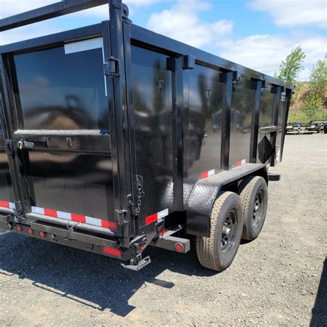 Big Tex 14LP-14 p3 14,000 gvw 7x14 Dump Trailer with 36" Sides - Bulldog Trailers