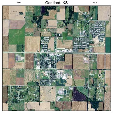 Aerial Photography Map of Goddard, KS Kansas