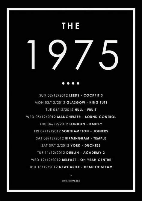 The 1975 on Twitter: "// N e w T o u r D a t e s // http://t.co ...