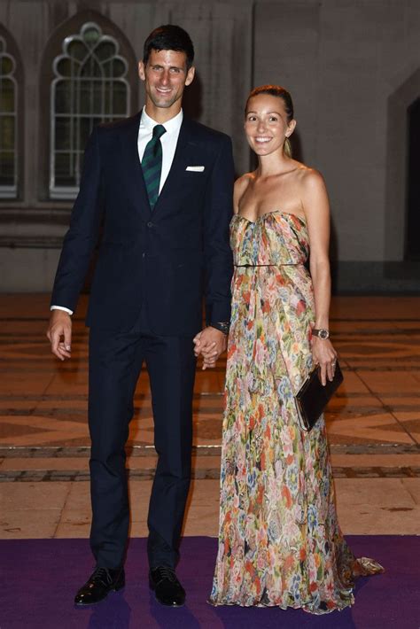 Novak Djokovic Praises Family Following Wimbledon Win | Novak djokovic, Strapless dress formal ...