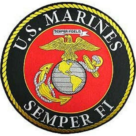 USMC, LOGO SEMPER FI - Embroidered Patches, High Quality Iron On Patch - 12" | eBay