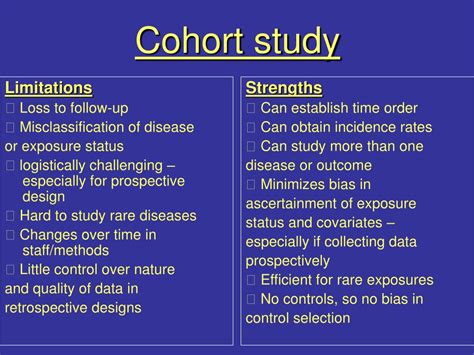 PPT - Cohort study PowerPoint Presentation, free download - ID:4284616