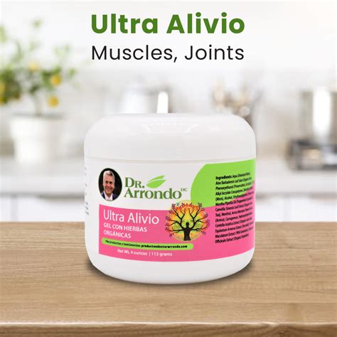 Ultra Alivio - Feel better with this gel! | Doctor Arrondo Products