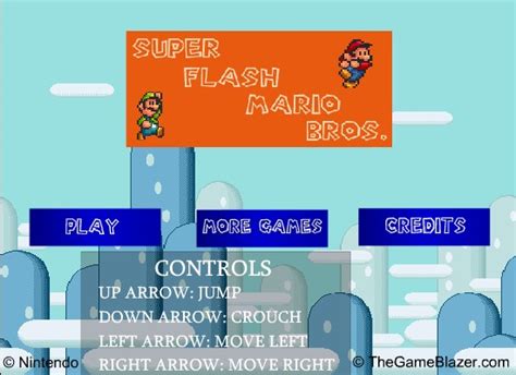 Super Flash Mario Bros Hacked (Cheats) - Hacked Free Games