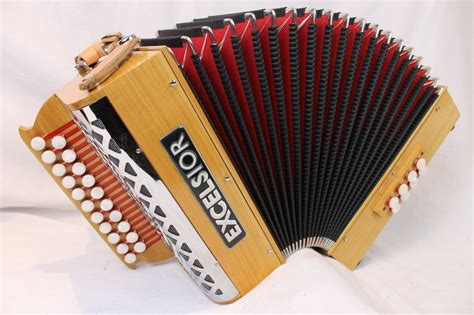 NEW Cherry Excelsior 8BF Diatonic Button Accordion CF MM 21 8 - 4011