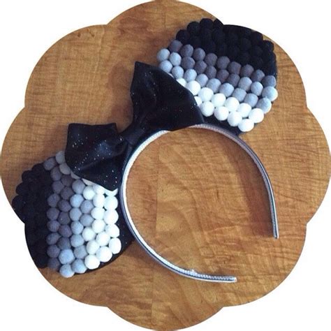 Items similar to Shades of Grey Mouse Ears on Etsy