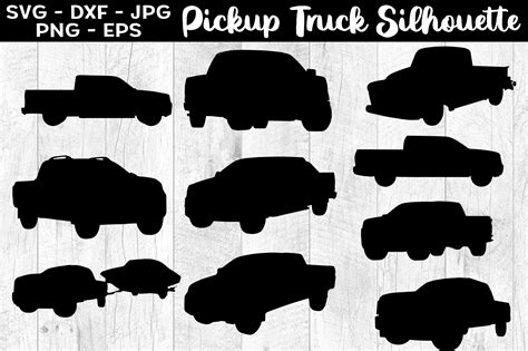 Pick Up Truck Outline