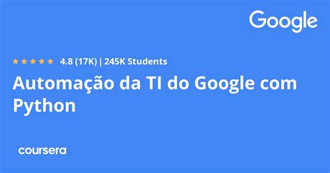 Google IT Automation with Python Professional Certificate Course 2022 | 3C