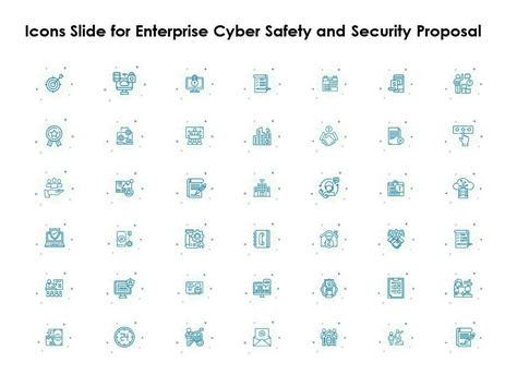 Icons Slide For Enterprise Cyber Safety And Security Proposal Ppt File ...