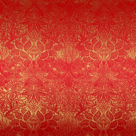 Grunge Floral Red And Gold Effect Free Stock Photo - Public Domain Pictures