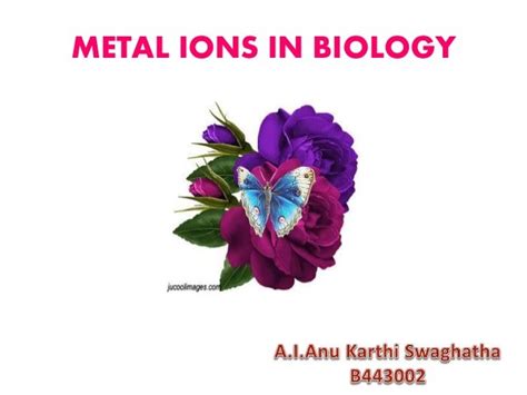 METAL IONS IN BIOLOGY