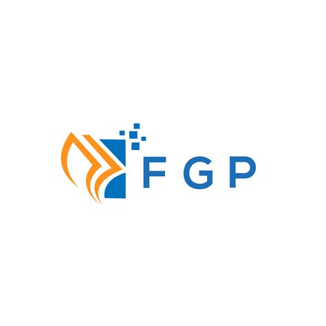 FGP credit repair accounting logo design on white background. FGP ...