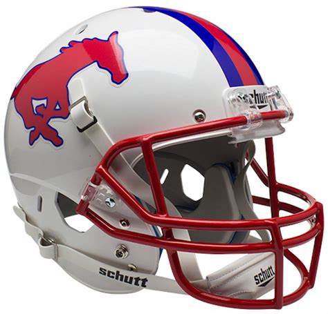 Southern Methodist (SMU) Mustangs Full XP Replica Football Helmet Schutt