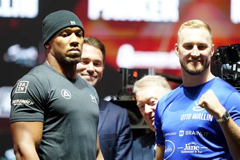 Anthony Joshua sees Otto Wallin as stepping stone on way to title fight