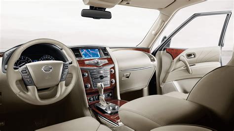 Nissan Armada, SUV, Crossover, interior HD Wallpaper