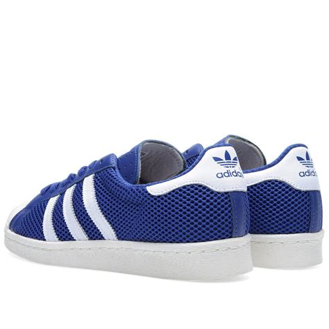 Adidas Superstar 80s True Blue & Running White | END.