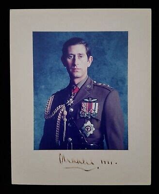 KING CHARLES III Signed Autograph Royalty Presentation Photo Cypher ...