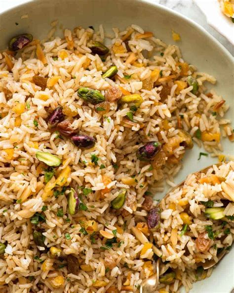 Rice Pilaf with Nuts and Dried Fruit | RecipeTin Eats