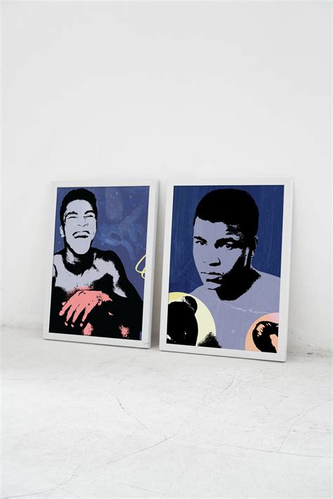 Muhammad Ali Poster Set - Etsy