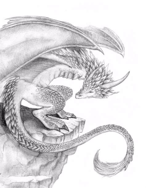 Cool Dragon Sketches at PaintingValley.com | Explore collection of Cool ...