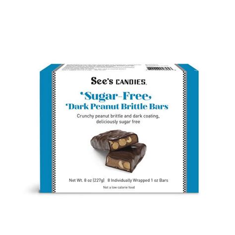 Sugar Free Dark Peanut Brittle Bars Sugar Free Dark Chocolate ...