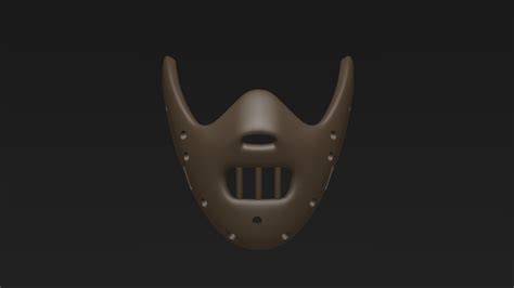 Hannibal Lecter mask 3D Model $3 - .blend .dae .obj .stl - Free3D