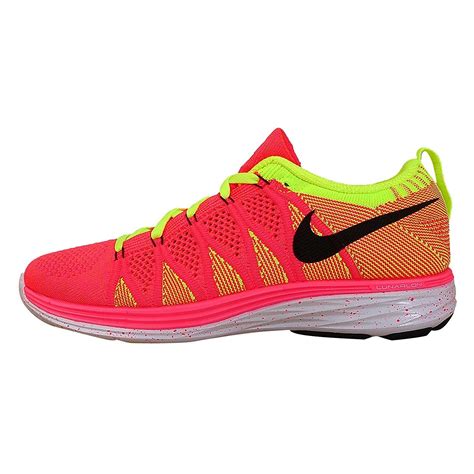 Nike - Nike Women's Wmns Flyknit Lunar 2, HYPER PUNCH/BLACK-VOLT - Walmart.com - Walmart.com