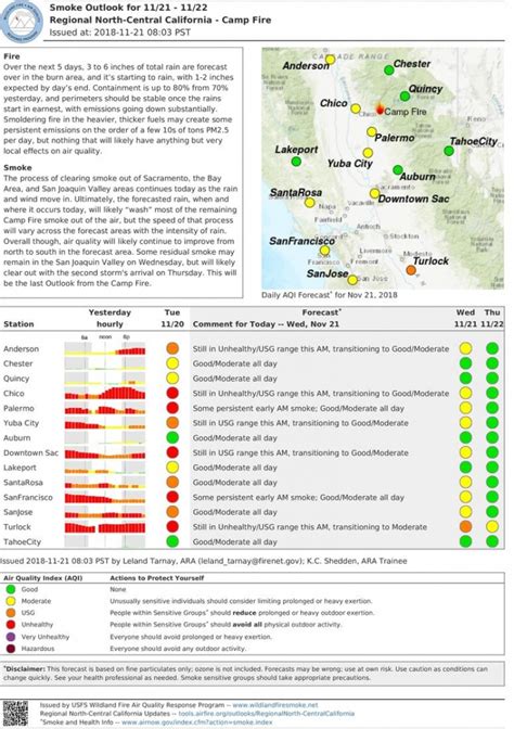 California Air Quality Index Map | Printable Maps