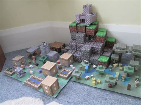 Papercraft my mini world by joseph12034 | Minecraft room, Minecraft toys, Minecraft decorations