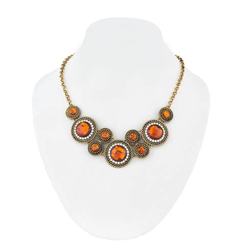 Circle of Life Necklace (Orange) - Insia