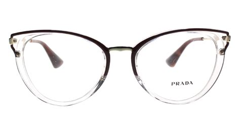 New Prada Eyeglasses Women VPR 53U Brown VYT101 VPR53UV 52mm | Prada eyeglasses women, Prada ...