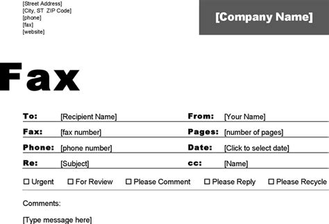 Free Downloadable Fax Cover Sheet Template For Your N - vrogue.co