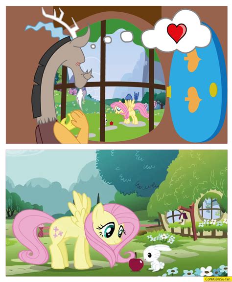 Fluttershy and Discord - intro by CoNiKiBlaSu-fan | My little pony poster, Mlp my little pony ...