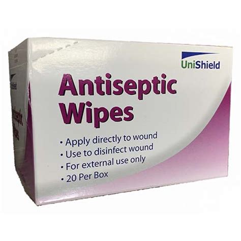 Antiseptic Wipes (20/box) - First Aid Supplies | 1stAidSupplies.com