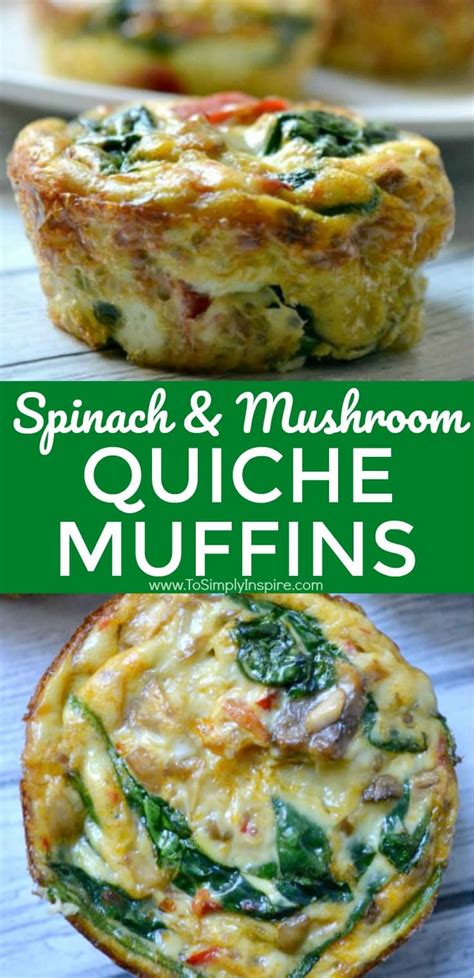 Spinach Quiche Muffins